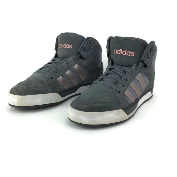 adidas neo high tops grey